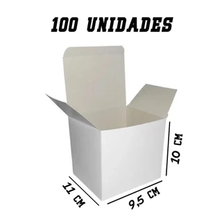 25/50/100 Caixinhas Caixa Para Caneca/Xícara 325ml 9,5cm x 11cm x 10 cm Simples / Com Alça / Com Visor Pré Montadas Resistente Embalagem