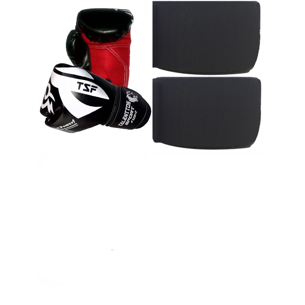 Luva Muay Thai Boxe Kickboxing+bandagen