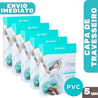 Kit 5 Capa Antiácaro para Travesseiro 100% PVC - Alergoshop