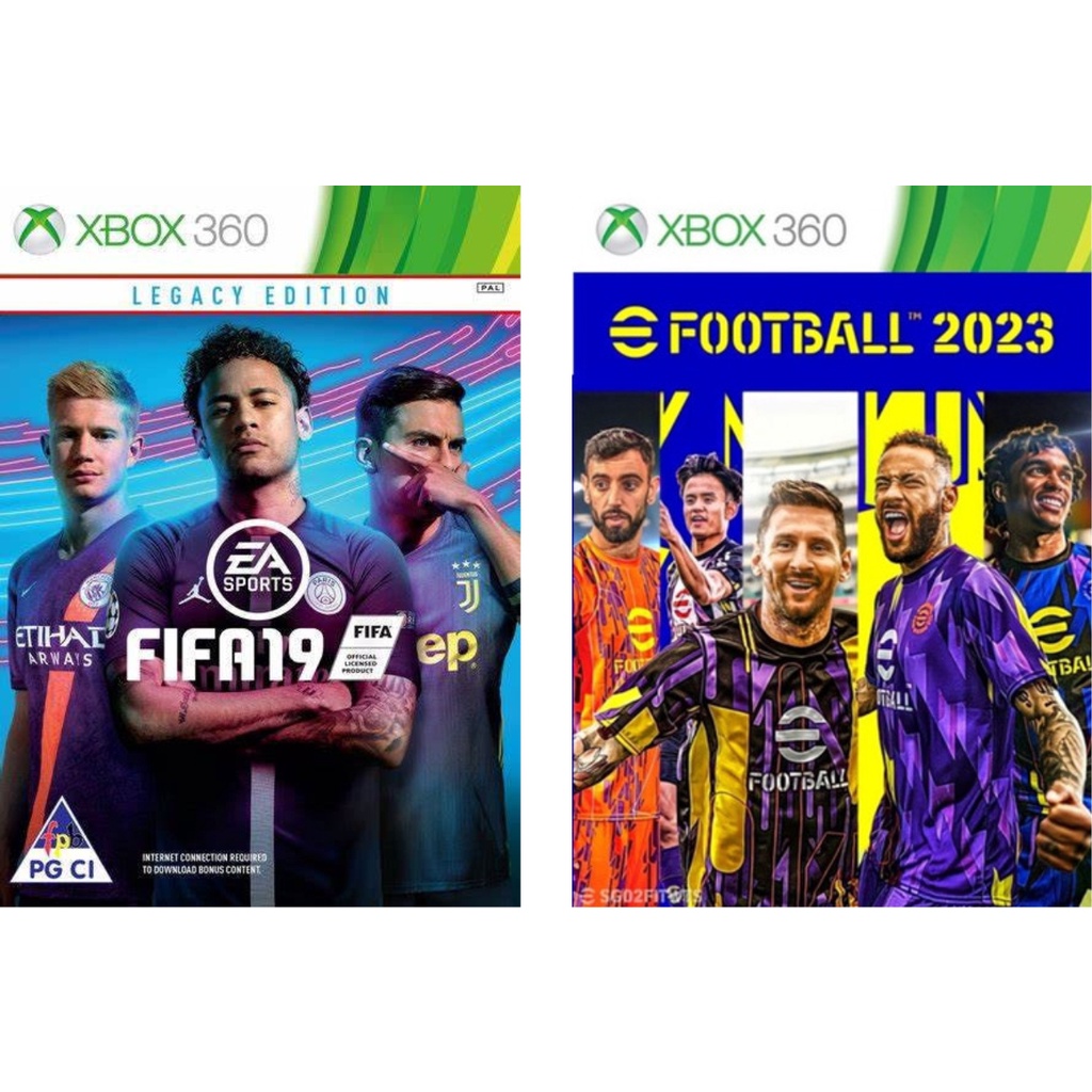 Kit 2 Jogos para Xbox 360 Fifa 2019 e Pes 2023 Shopee Brasil