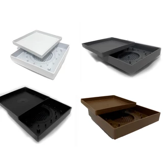 Ralo Oculto Invisível Inteligente Seca Piso/ Porcelanato 15x15 Com Encaixe Universal Várias Cores - Demima