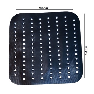 Tapete manta/folha de teflon 24cm X 24cm para fritadeira Air fryer Philco Jumbo 8,1 Litros