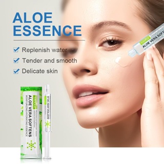 Aloe/Rosa/Soro De Ácido Hialurônico Hidratante Brilhante Essência Rejuvenescedora Da Pele 10ml