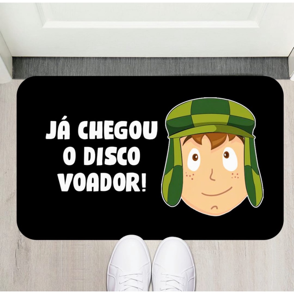 Tapete Já Chegou O Disco Voador - Chaves Decorativo 60x40cm | Shopee Brasil