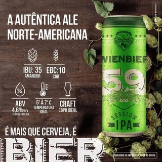 Cerveja Wienbier 59 Session Ipa 710ml