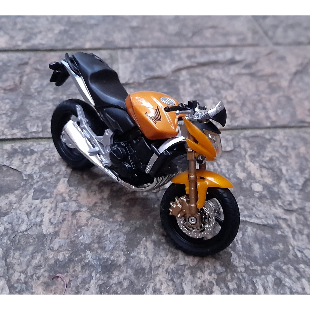 Moto de Ferro Trilha Miniatura Honda CRF 450R 1:6 na Caixa New-Ray