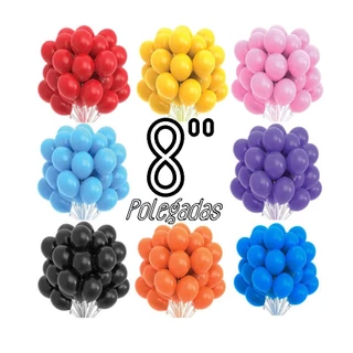 Balão bexiga 8 polegadas 10 unidades
