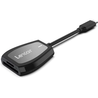 Lexar RW470 Leitor De Cartões Profissionais USB-C Com Ranhura Dupla