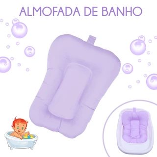 Almofada de Banho Bebê Anatômica Acolchoada Baby Infantil em Oferta na Shopee