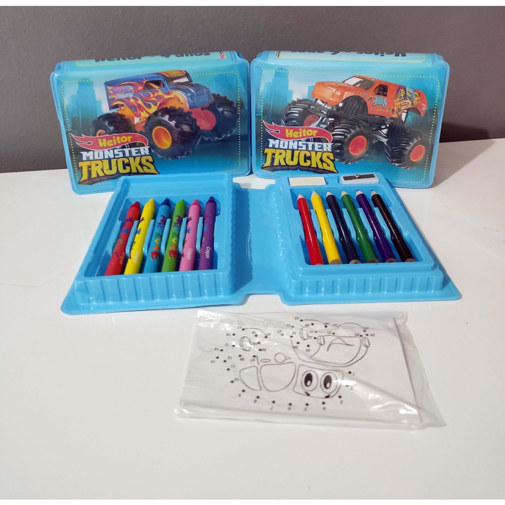 Estune 40 peças de livros de colorir Monster Truck em massa lembrancinhas  de festa de aniversário para crianças Monster Truck Suprimentos de festa de  aniversário bolsa de lembrancinhas mini pequenos livretos coloridos