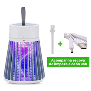 Lâmpada Led Mata Mosquito Uv Eletronico Para Pernilongo Insetos | Shopee  Brasil