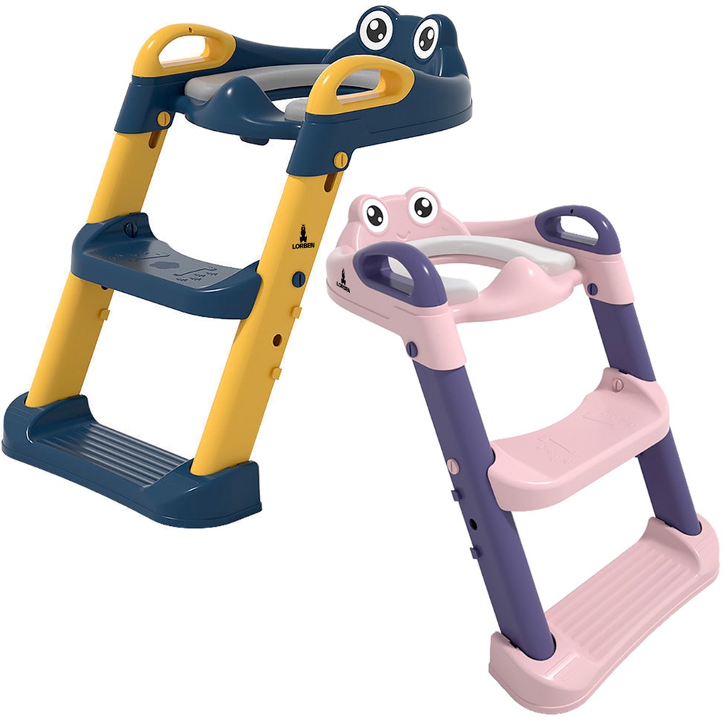 Redutor Infantil Assento Escadinha P/ Vaso Sanitário Menino e Menina Lorben