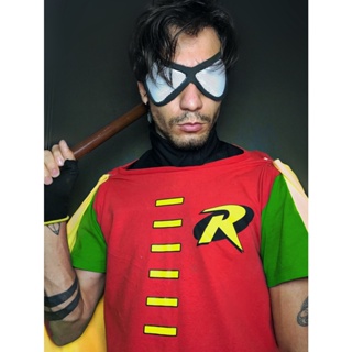 Fantasia Pirata Masculina Cosplay Robin Capô Cyclops Traje