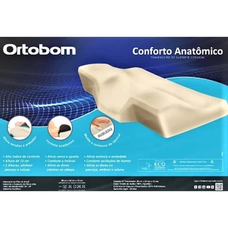 Travesseiro Nasa Ortopédico Anatômico Cervical Ortobom Corpo
