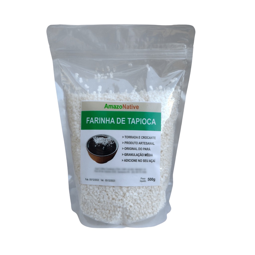 Farinha de Tapioca Granulada do Pará - 1Kg 2x500g | Shopee Brasil