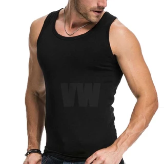 Camiseta Regata Americana Premium Slim Preto Canelada Lisa