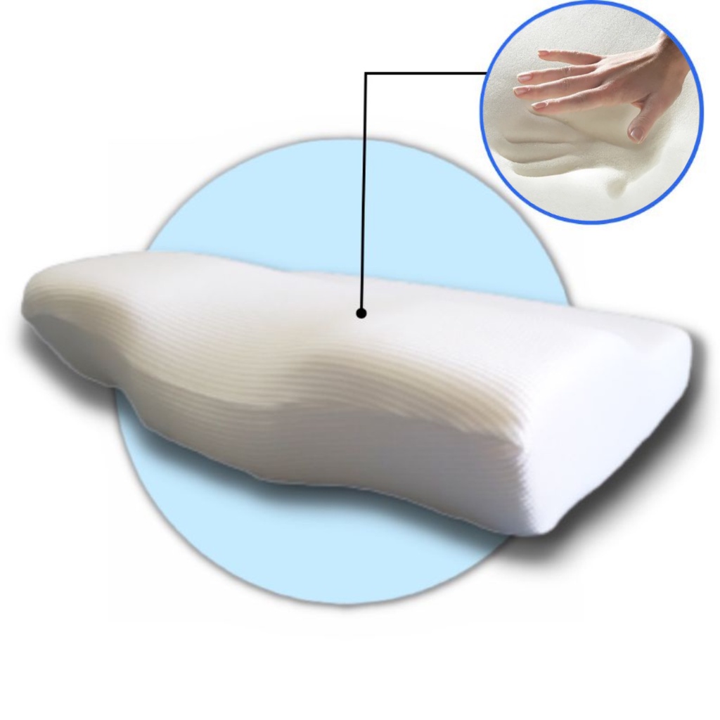 Travesseiro Ortopédico Cervical Viscoelástico Nasa com Capa Removível
