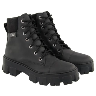 Bota coturno cano baixo feminino blogueira tratorado sola alta tendencia lançamento top 2023 frio inverno