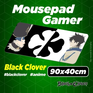 Mouse Pad Gamer Personalizado - Black Clover - Anime - 90x40cm