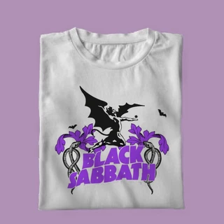 Camiseta Banda Rock Black Sabbath 50 anos