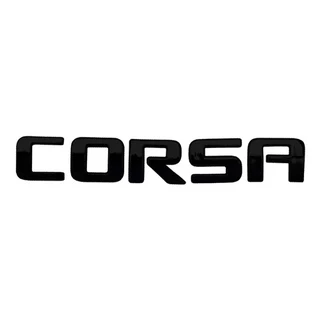 Emblema Corsa 2007 2008 2009 2010 2011 2012 Preto ( Black Piano )