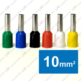Terminal ilhós tubular isolado para cabos de 10mm - E10-12