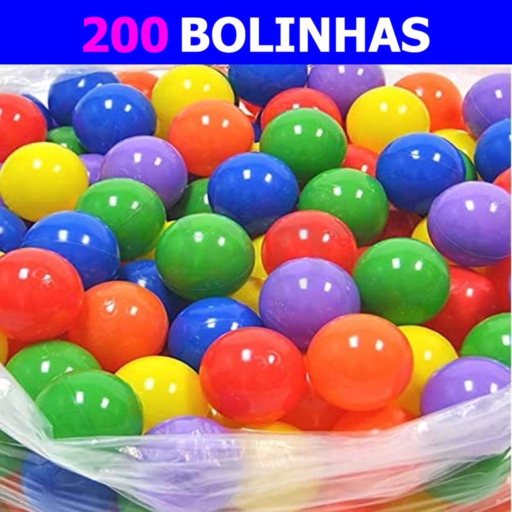 Bolinhas Coloridas saco com 200 unidades - Valentina