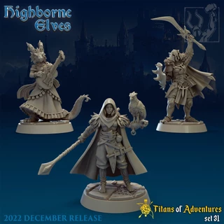 MINIATURAS RPG- Tabuleiro - Dungeons & Dragons Coleção- Titan Forge - Titan Adventures PACK 5 -
