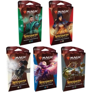 Magic Theme Booster Strixhaven Escola De Magos Cartas Inglês