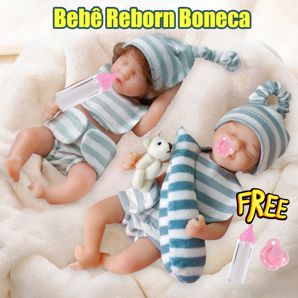 Kit Com 2 Pimpões Para Bebê Reborn Roupa Boneca Katitus