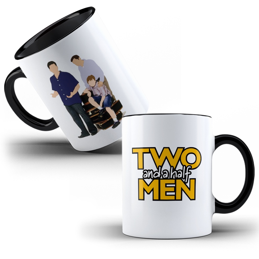 Caneca Porcelana Srie Dois Homens E Meio - Two and a Half Men | Shopee  Brasil