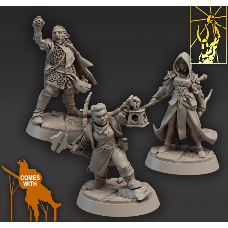 Miniatura para RPG – Titans of Adventures – Set 16