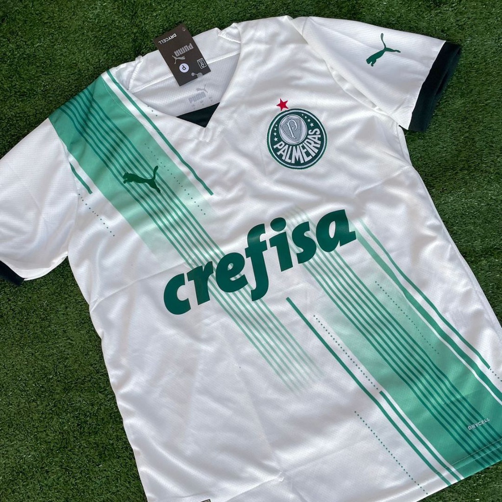 camisa do palmeiras 2023-2024 A Nova Casa Verde Branca Qualidade Premium De  Futebol Personalizada Masculina - Escorrega o Preço