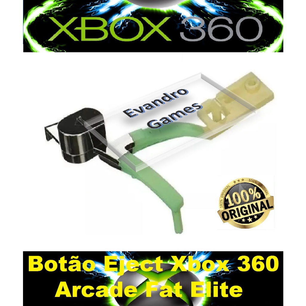 Botão Eject Para Xbox 360 Modelo Fat Arcade (1693) Escorrega o Preço