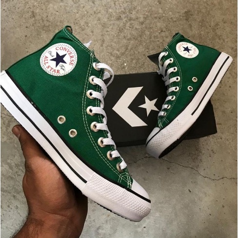 Tênis Converse All Star Cano Alto Verde Militar