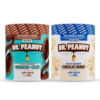 Dr Peanut 600g sabor Chocolate branco - Power Pump Suplementos