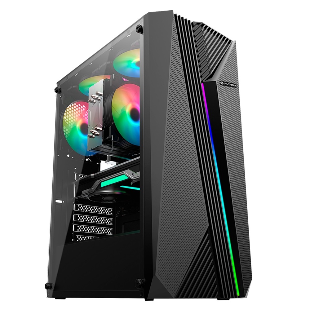 Gabinete Gamer Com Led Rgb Com Lateral De Vidro Gb1721 | Shopee Brasil