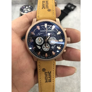 Todas As Funções Podem Ser Usadas Normalmente . Relógio Masculino De Luxo Pulseira De Couro De Quartzo Movimento