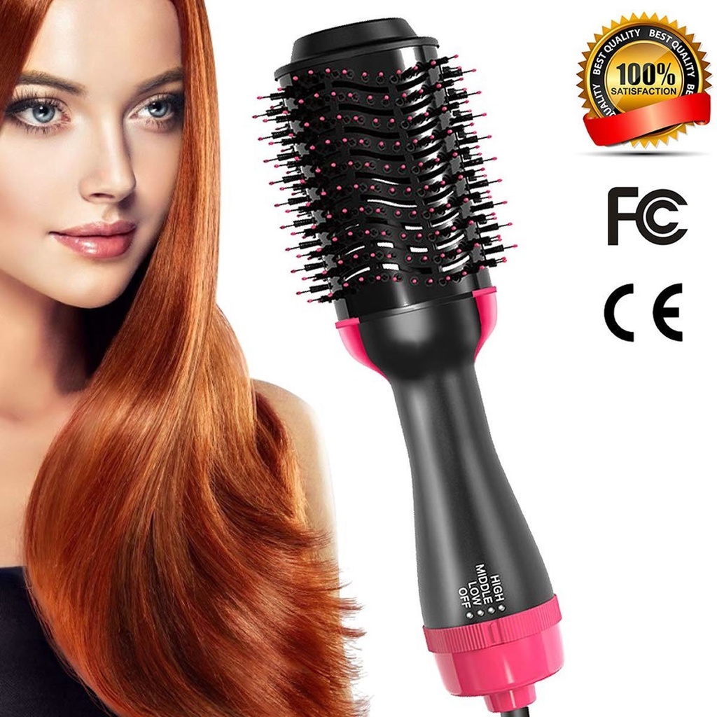 Escova Secadora Modeladora Elétrica Ultra Potente 3 Em 1 - Cabo ...