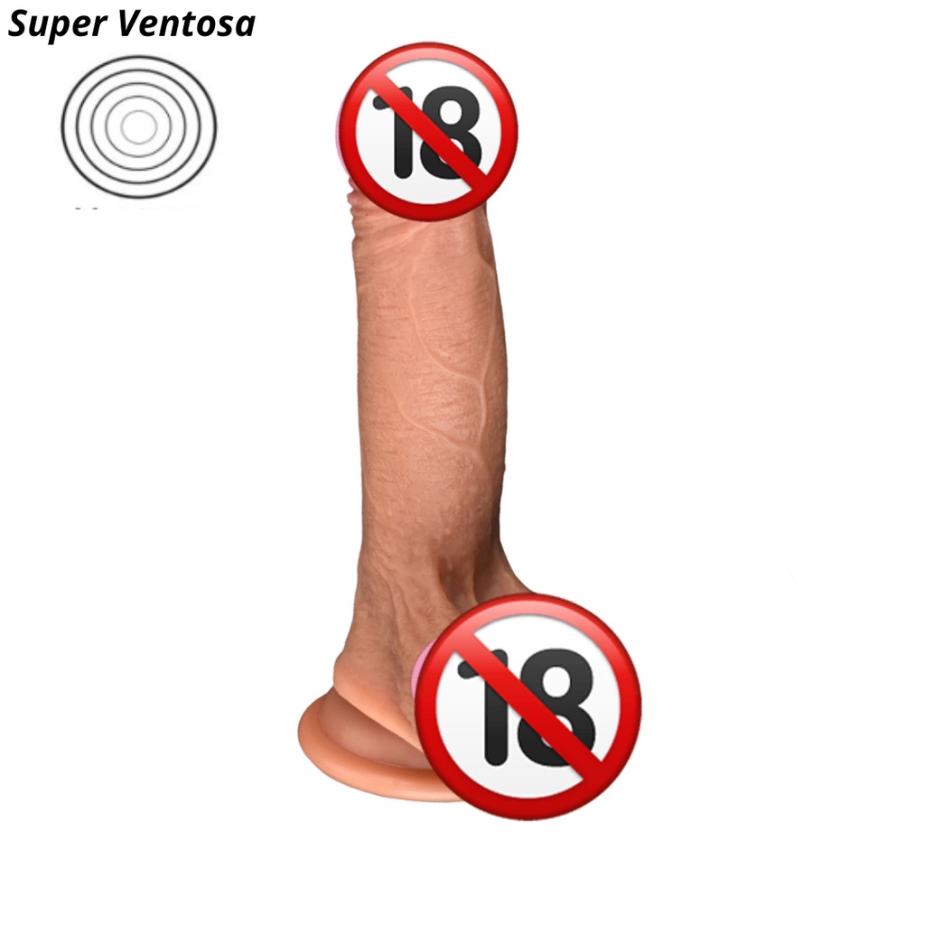 Pênis Realístico em silicone com ventosa 18 cm Pênis grosso | Shopee Brasil