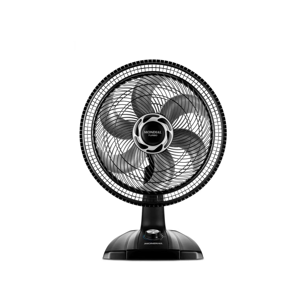 Ventilador De Mesa Mondial Turbo VT-40-NB - 40cm 3 Velocidades - 220V ...