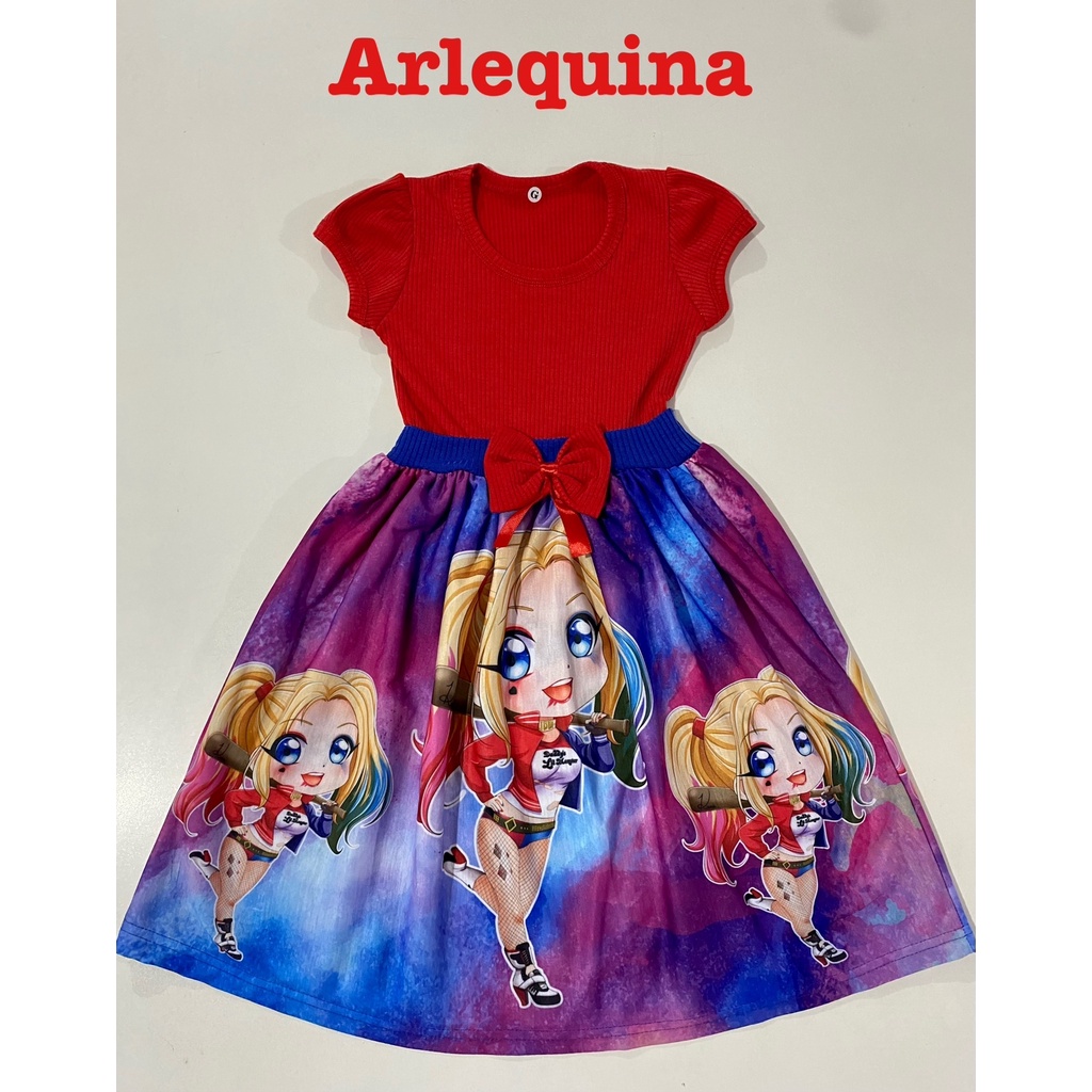 vestido festa Arlequina | Shopee Brasil
