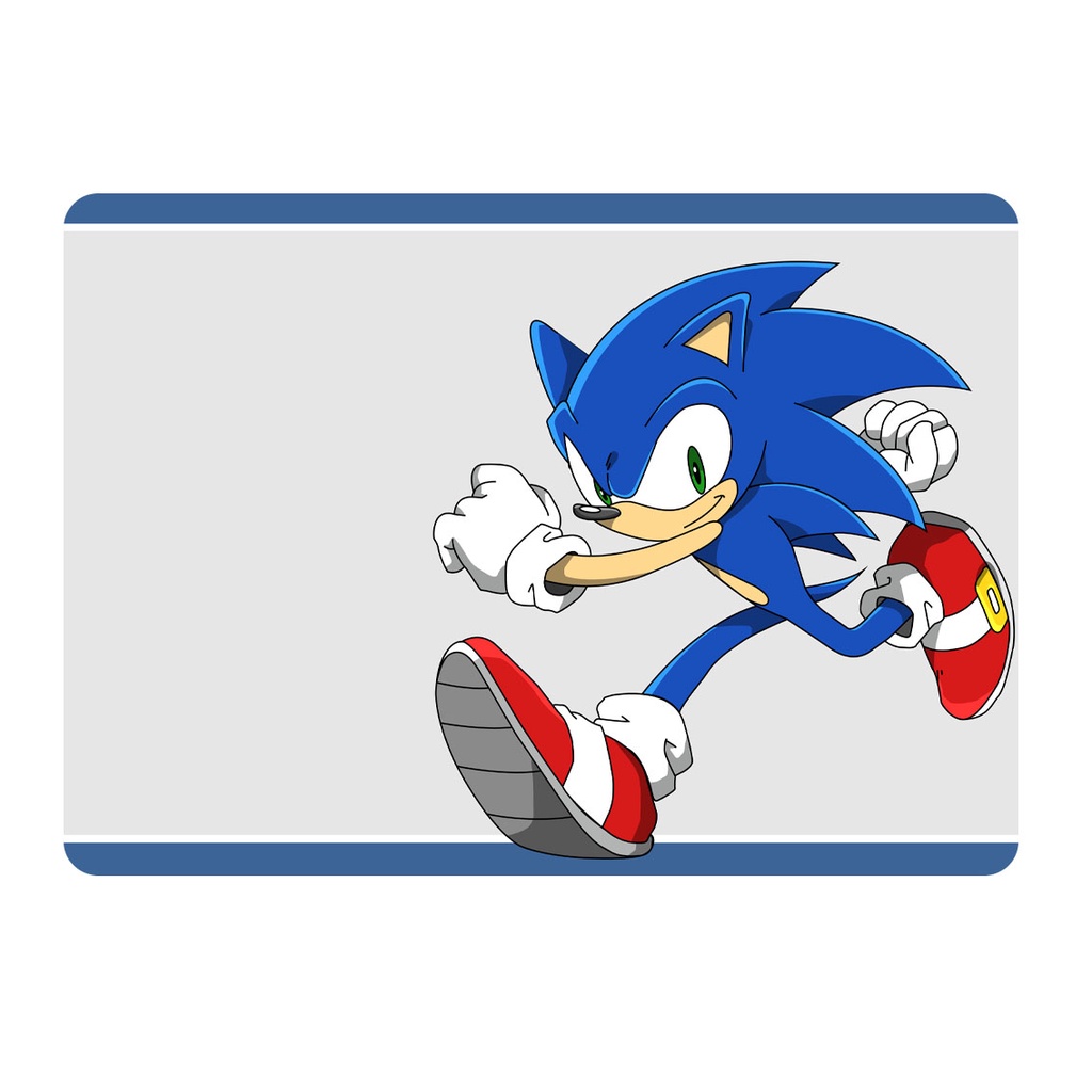 Mousepad Gamer Sonic Knuckles e Tails - Gamer Personalizado - 35x25 ...