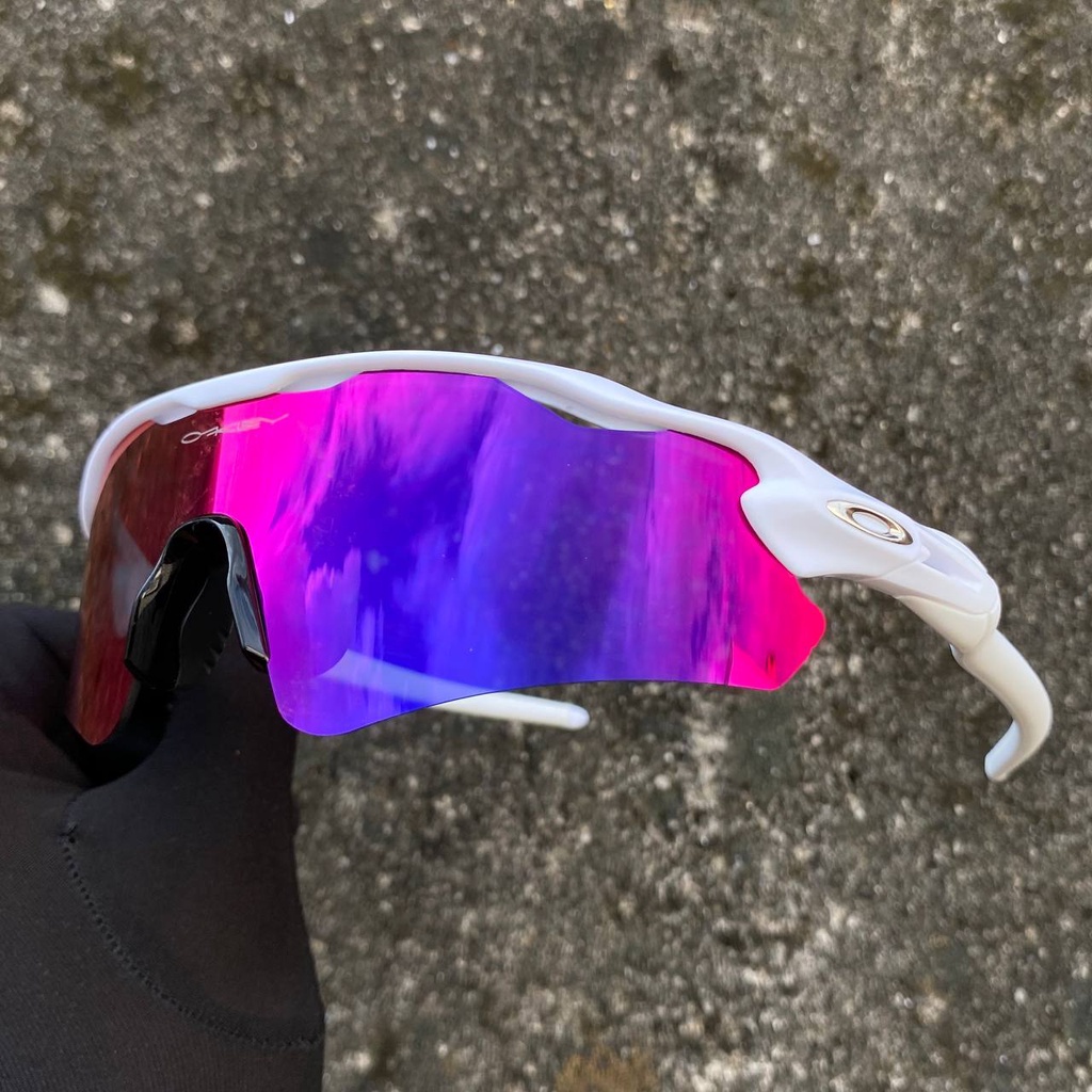 Óculos Okl Radar EV Branca Lente Tanzanite