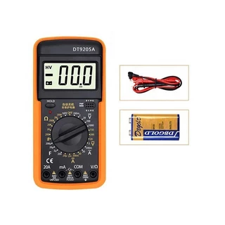 Multimetro Dig Dt-9205a Capacimetro Beep Profissional Eda