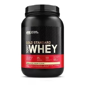 Whey Protein Baunilha Gold Standard 100%, 907g – On Optimum