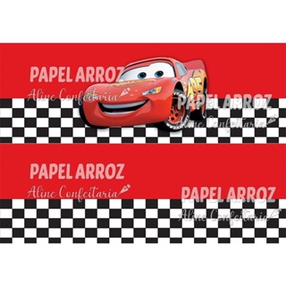 Carros Relâmpago Mcqueen M05 - Papel De Arroz Para Bolo