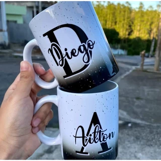 CANECA ALFABETO MASCULINO - ENVIAR NOME NO CHAT NO ATO DA COMPRA