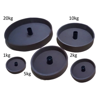 Forma para anilha de concreto kit 20kg/10kg/5kg/2kg/1kg
