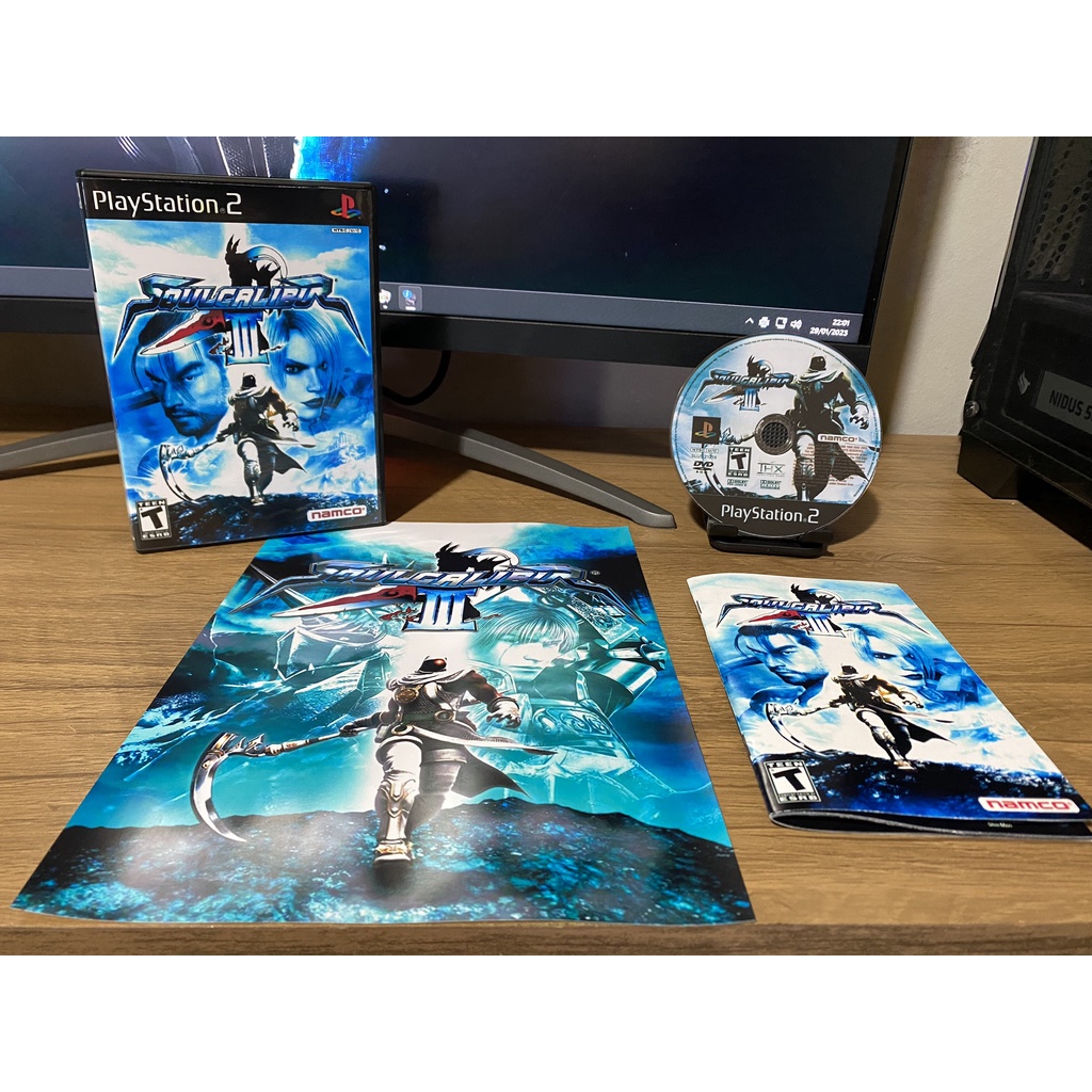 Soul Calibur 3 com Pôster/Manual para PS2 | Shopee Brasil